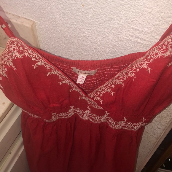 Sweet Feminine Little Red Dress size Medium - Picture 6 of 6
